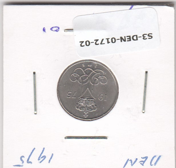 S3-DEN-0172-02 Denemarken 10 ore 1975  VF KM# 849