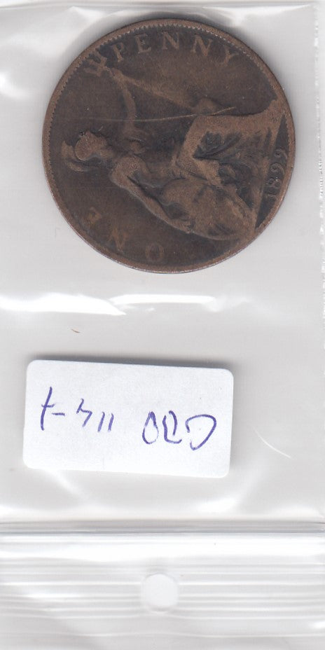 S3-GBR-0114-07 Verenigd Koninkrijk 1 penny 1899  2.5 KM 790