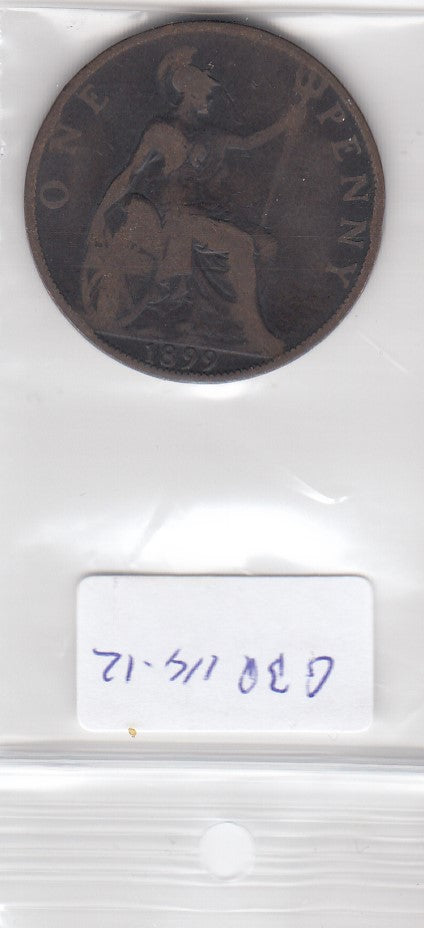 S3-GBR-0114-12 United Kingdom 1 penny 1899  2.5 KM 790