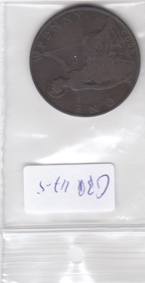 S3-GBR-0117-05 Verenigd Koninkrijk 1 penny 1902  2.5 KM 794