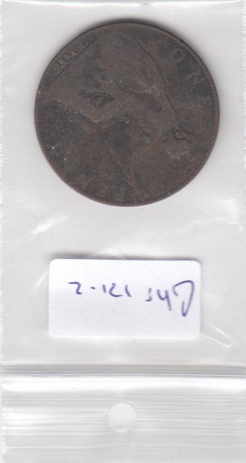 S3-GBR-0121-02 Verenigd Koninkrijk 1 penny 1906  1.5 KM 794