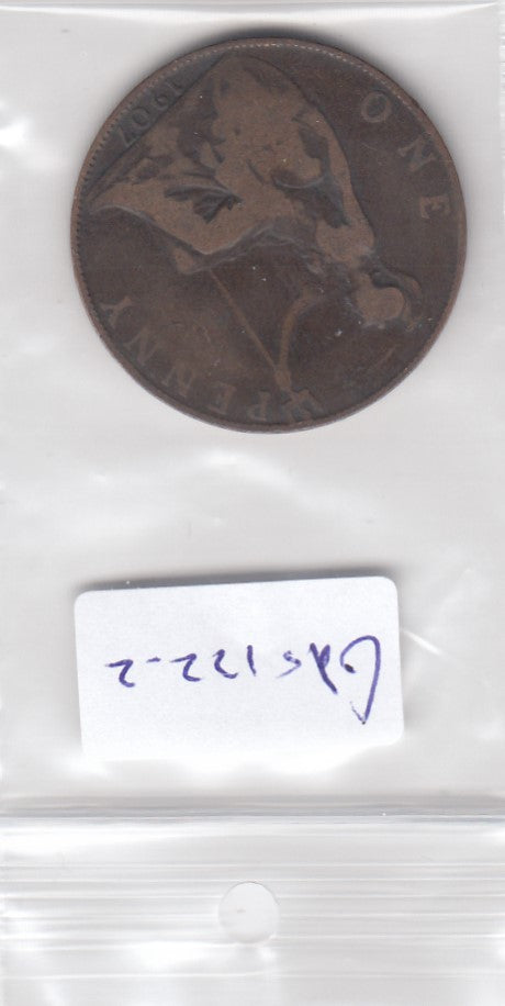 S3-GBR-0122-02 Verenigd Koninkrijk 1 penny 1907  1.5 KM 794