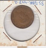 S3-GBR-0447-02 Verenigd Koninkrijk ½ penny 1945  VF KM 844