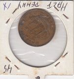 S3-GBR-0447-02 Verenigd Koninkrijk ½ penny 1945  VF KM 844
