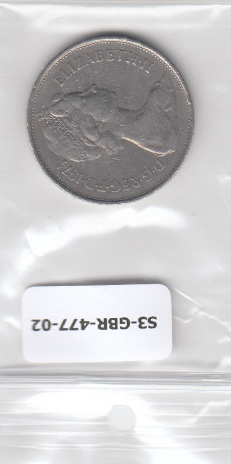 S3-GBR-0477-02 Verenigd Koninkrijk 10 new pence 1974  VF KM 912