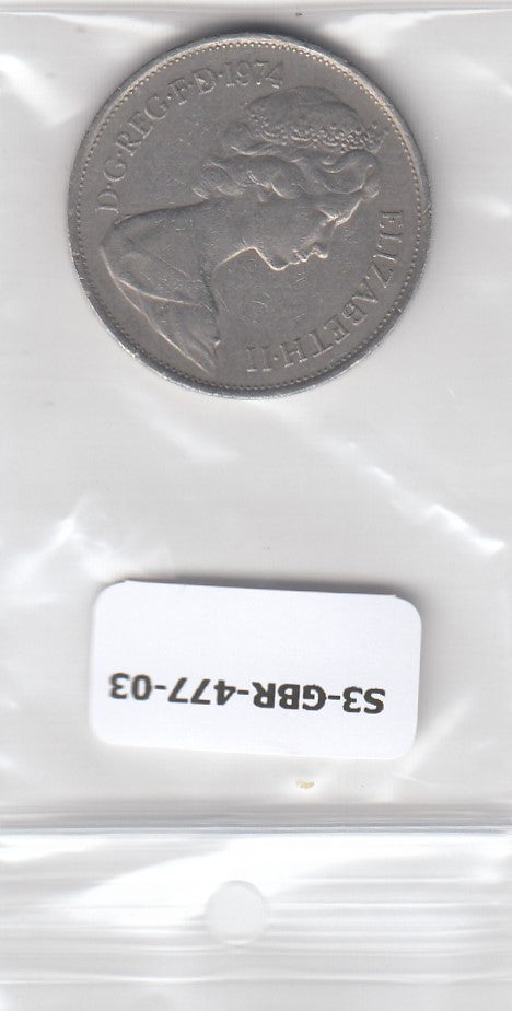 S3-GBR-0477-03 Verenigd Koninkrijk 10 new pence 1974  VF KM 912