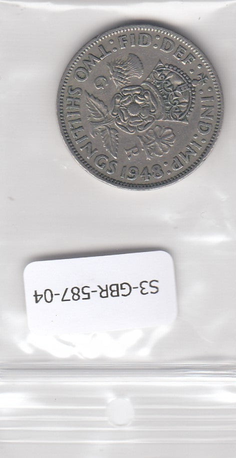 S3-GBR-0587-04 Verenigd Koninkrijk 2 shillings (florin) 1948  VF KM 865