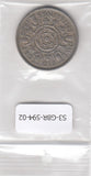S3-GBR-0594-02 Verenigd Koninkrijk 2 shillings (florin) 1956  VF KM 906
