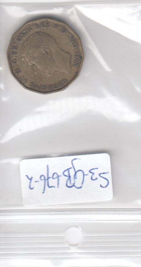S3-GBR-0676-02 Verenigd Koninkrijk 3 pence 1941  VF KM 849