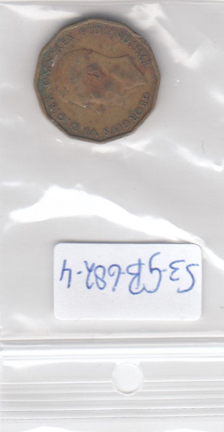S3-GBR-0682-04 Verenigd Koninkrijk 3 pence 1944  VF KM 849