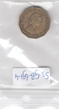 S3-GBR-0691-04 Verenigd Koninkrijk 3 pence 1954  VF KM 900