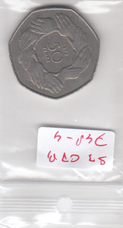 S3-GBR-0748-04 Verenigd Koninkrijk 50 pence 1973  VF KM 918 Entry into European Economic Community