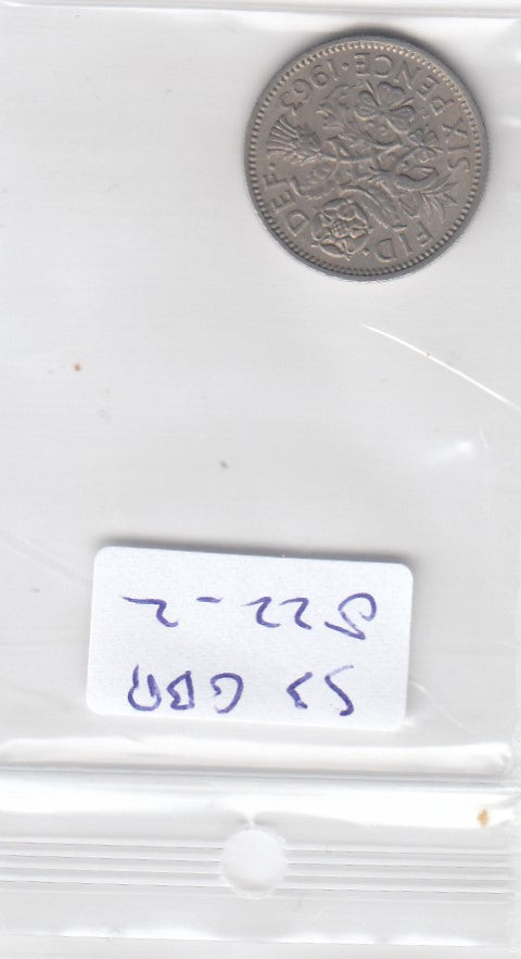 S3-GBR-0822-02 Verenigd Koninkrijk 6 pence 1963  XF KM 903