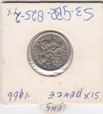 S3-GBR-0825-02 Verenigd Koninkrijk 6 pence 1966  XF/UNC KM 903
