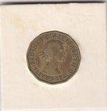 S3-GBR-1724 Verenigd Koninkrijk 3 pence 1956  FI KM# 900