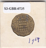 S3-GBR-1735 Verenigd Koninkrijk 3 pence 1967  FI KM# 900