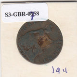 S3-GBR-1758 Verenigd Koninkrijk ½ penny 1911  FI KM# 809