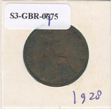S3-GBR-1775 Verenigd Koninkrijk ½ penny 1928 FI KM# 837