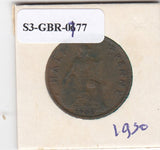 S3-GBR-1777 Verenigd Koninkrijk ½ penny 1930  VF KM# 837
