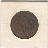 S3-GBR-1787 Verenigd Koninkrijk ½ penny 1940  VF/XF KM# 844