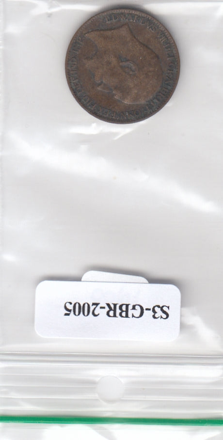 S3-GBR-2005 Verenigd Koninkrijk Farthing 1906  VF KM792