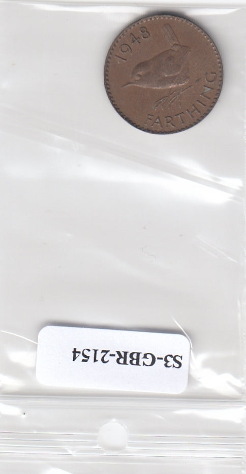 S3-GBR-2154 Verenigd Koninkrijk Farthing 1948  VF KM843