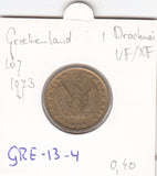 S3-GRE-0013-04 Griekenland 1 drachma 1973  VF/XF KM 107