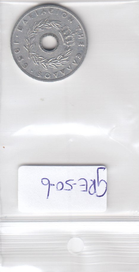 S3-GRE-0050-06 Griekenland 10 lepta 1959 ZF KM 78