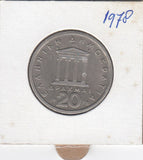S3-GRE-0092-06 Griekenland 20 drachme 1978 ZF/PR KM 120