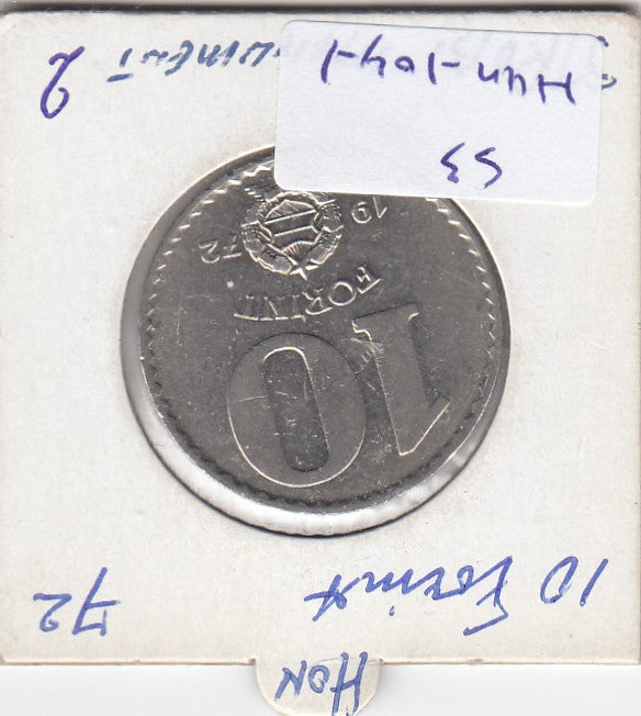 S3-HUN-0104-01 Hongarije 10 forint 1972  VF/XF KM# 595