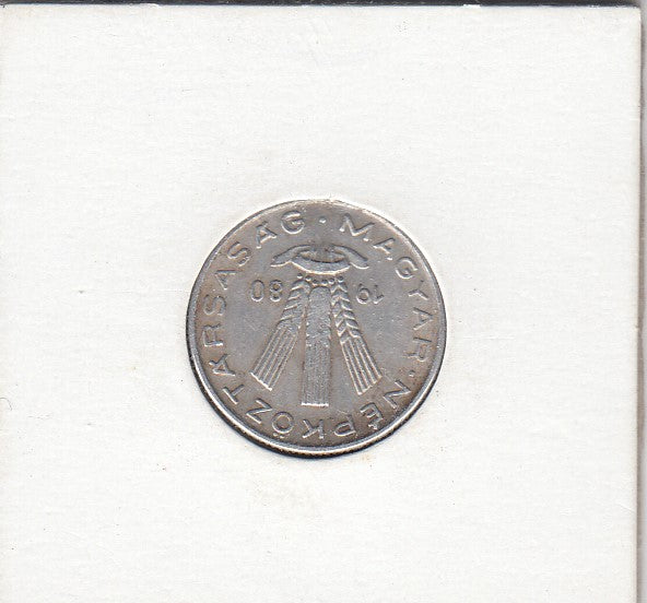 S3-HUN-0244-01 Hungary 20 filler 1980  vf KM# 573