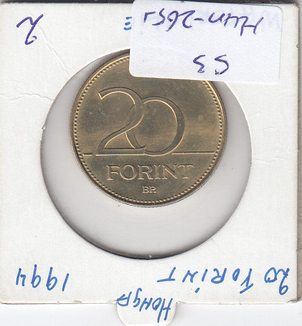 S3-HUN-0265-01 Hungary 20 forint 1994  ms60 KM# 696