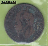 S3-ITA-0025-01 Italy 10 centesimi 1867 OM FI/VF KM 11
