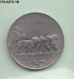 S3-ITA-0272-01 Italy 50 centesimi 1921 S   KM 61