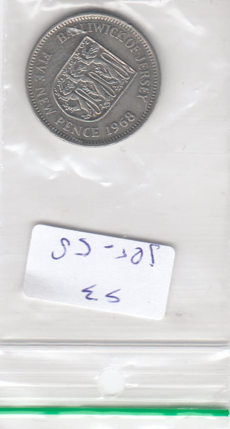 S3-JER-0058 Jersey 10 pence 1968  VF KM33