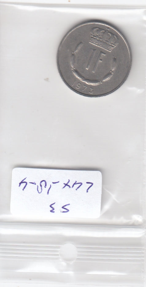 S3-LUX-0018-04 Luxemburg 1 franc 1973 UNC KM55