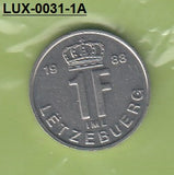 S3-LUX-0031-01 Luxemburg 1 franc 1988  UNC KM 63