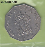 S3-MLT-0047-03 Malta 50 cents 1972  VF KM# 12