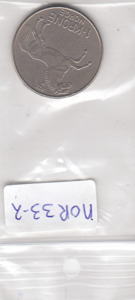 S3-NOR-0033-02 Noorwegen 1 kroon 1972 ZF KM 409