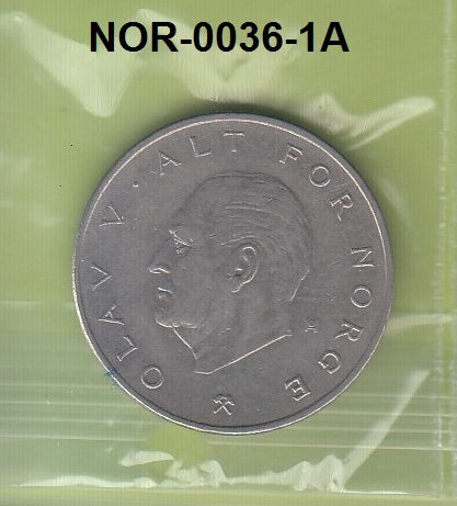 S3-NOR-0036-01 Noorwegen 1 krone 1975  VF KM 419