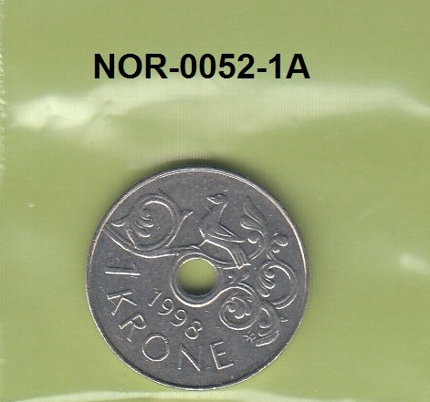 S3-NOR-0052-01 Noorwegen 1 krone 1998  VF KM 462