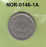 S3-NOR-0146-01 Noorwegen 10 ore 1957  VF KM 396