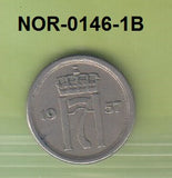 S3-NOR-0146-01 Noorwegen 10 ore 1957  VF KM 396