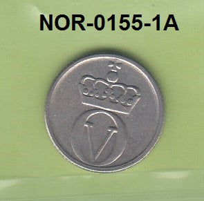 S3-NOR-0155-01 Noorwegen 10 ore 1966  XF KM 411