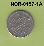 S3-NOR-0157-01 Noorwegen 10 ore 1968  XF KM 411