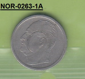 S3-NOR-0263-01 Noorwegen 25 øre 1971  UNC KM 407