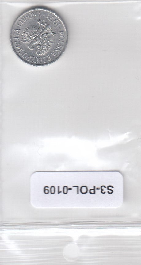 S3-POL-0109-01 Polen 5 groszy 1971  VF Y# A46