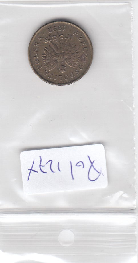 S3-POL-0127x-01 Polen 5 groszy 1992 ZS J# 278