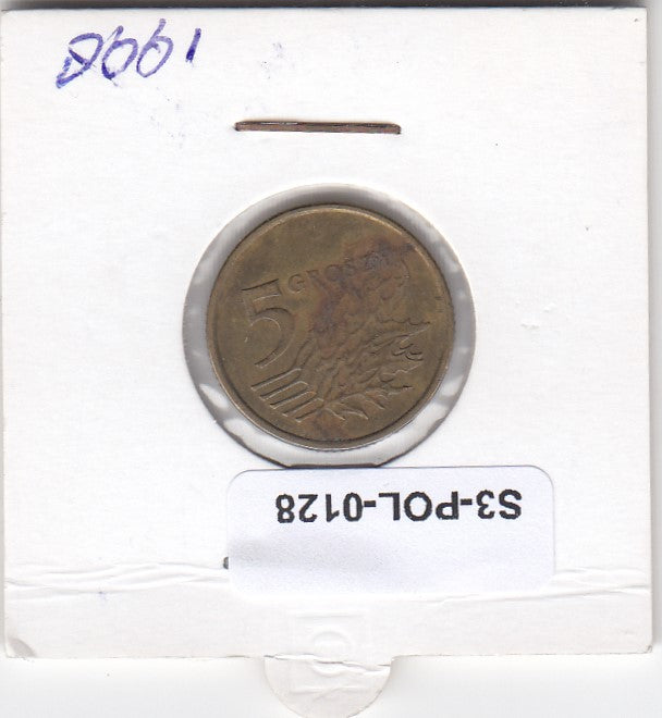 S3-POL-0128-01 Polen 5 groszy 1998  ZF Y# 278