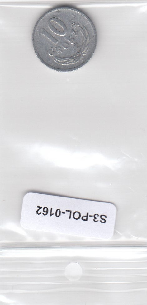 S3-POL-0162 Polen 10 groszy 1949 alu FI/VF Y# 42a